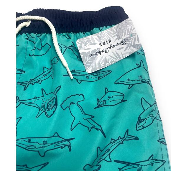 Tommy Bahama Kids Swim Trunks With Shark Print | Big Boys XL (14) Blue NWT - Picture 5 of 11